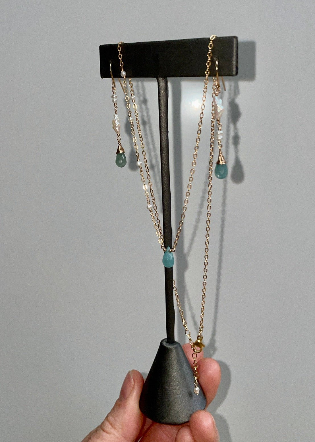 Lagoon Grandidierite Necklace - Tree Myriah