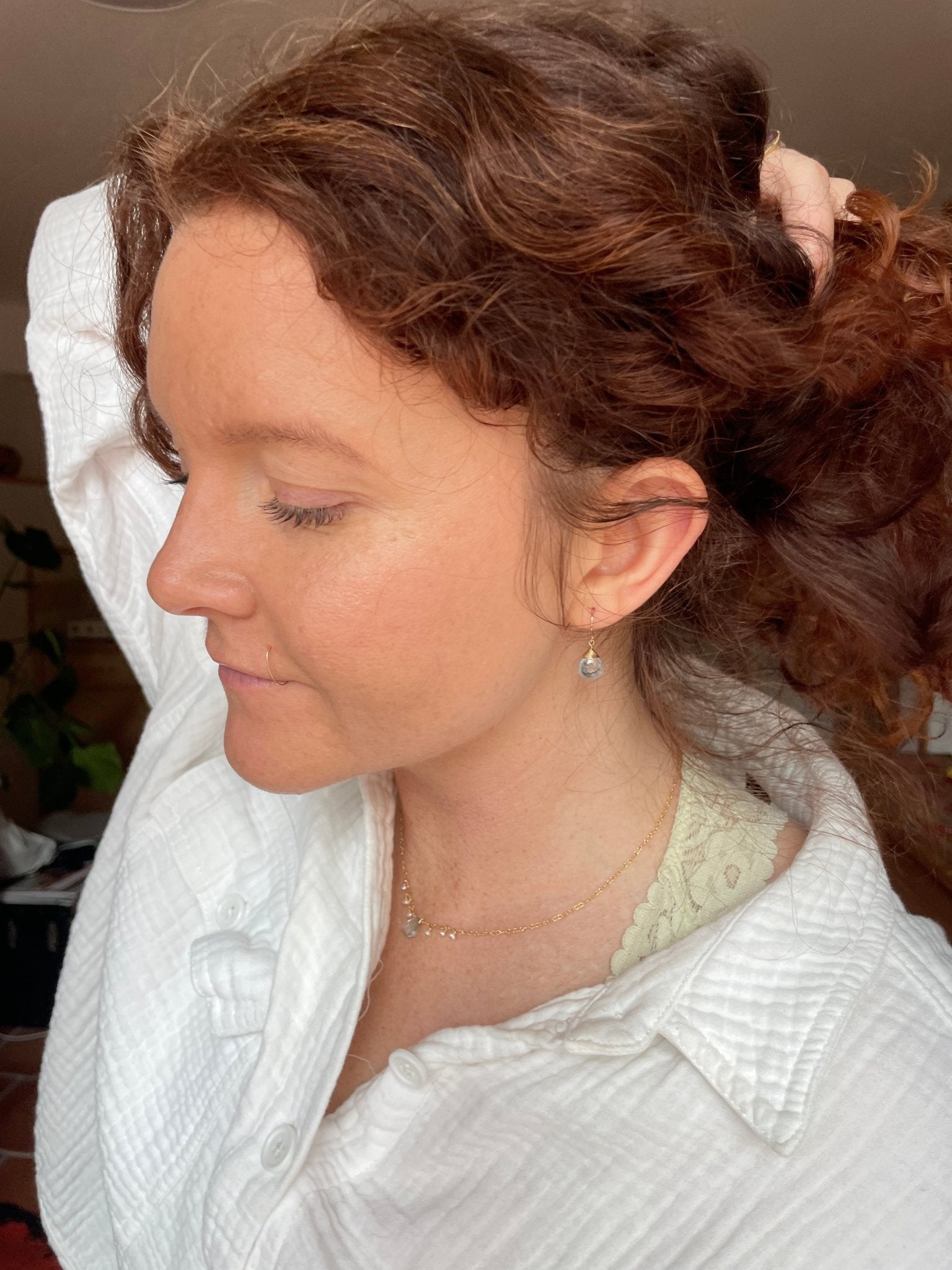 Aquamarine Devotion Necklace - Tree Myriah