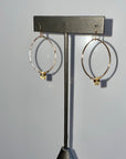 Citrine Hoops - Tree Myriah