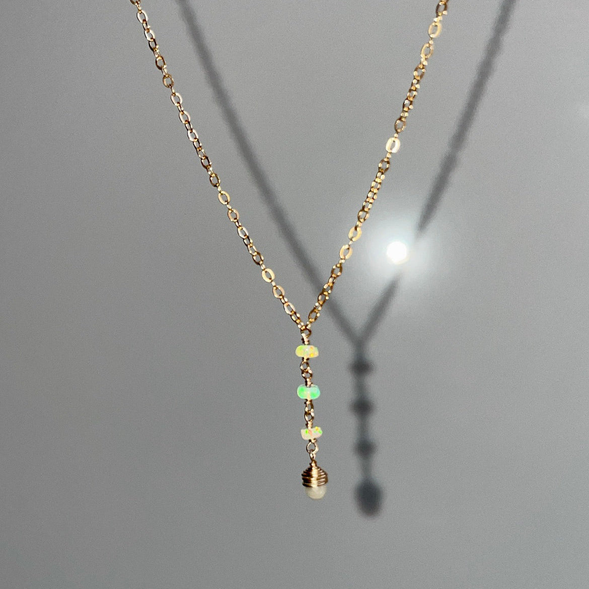 Fiery Opal Dawn Lariat - Tree Myriah