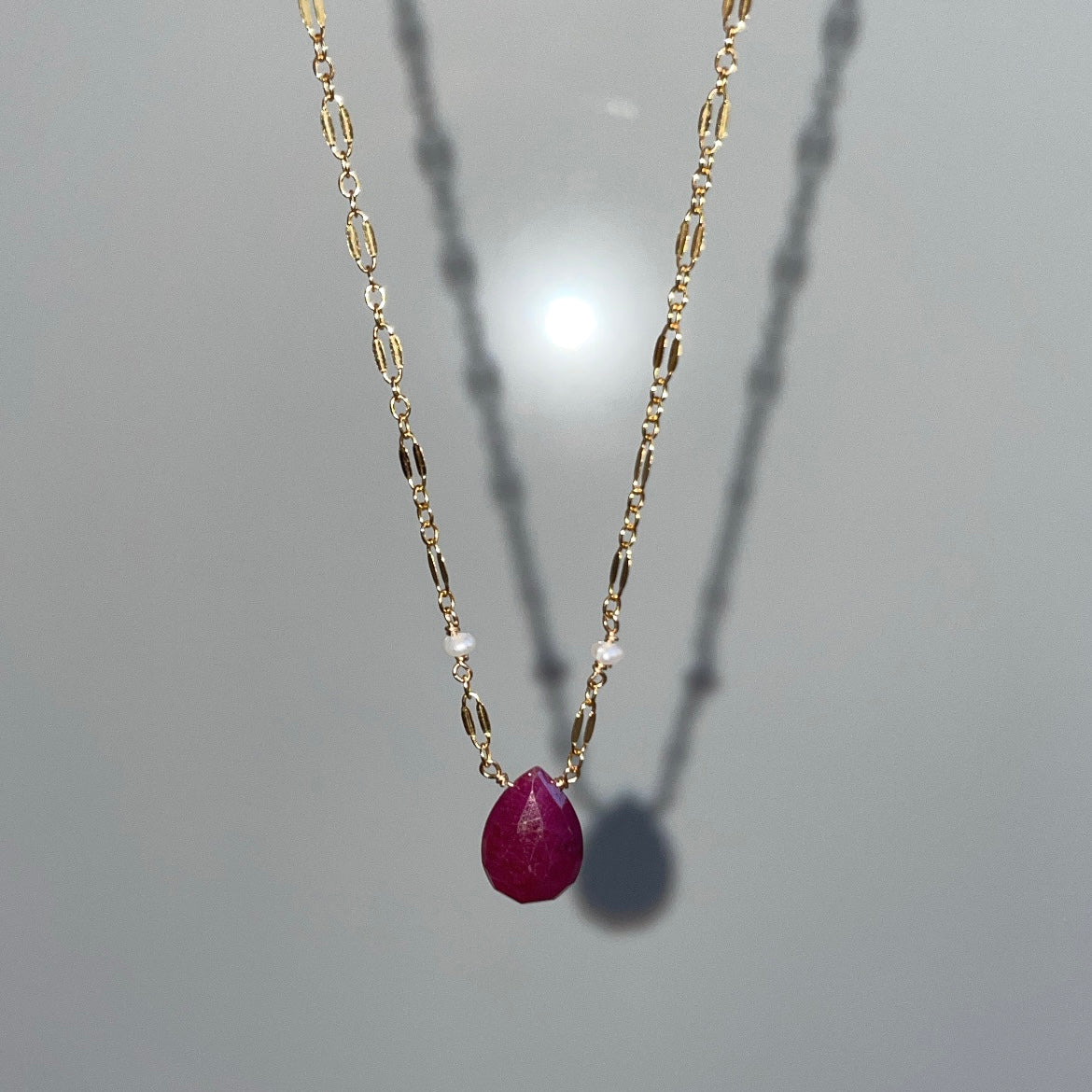 Ruby & Pearl Sophia Necklace - Tree Myriah