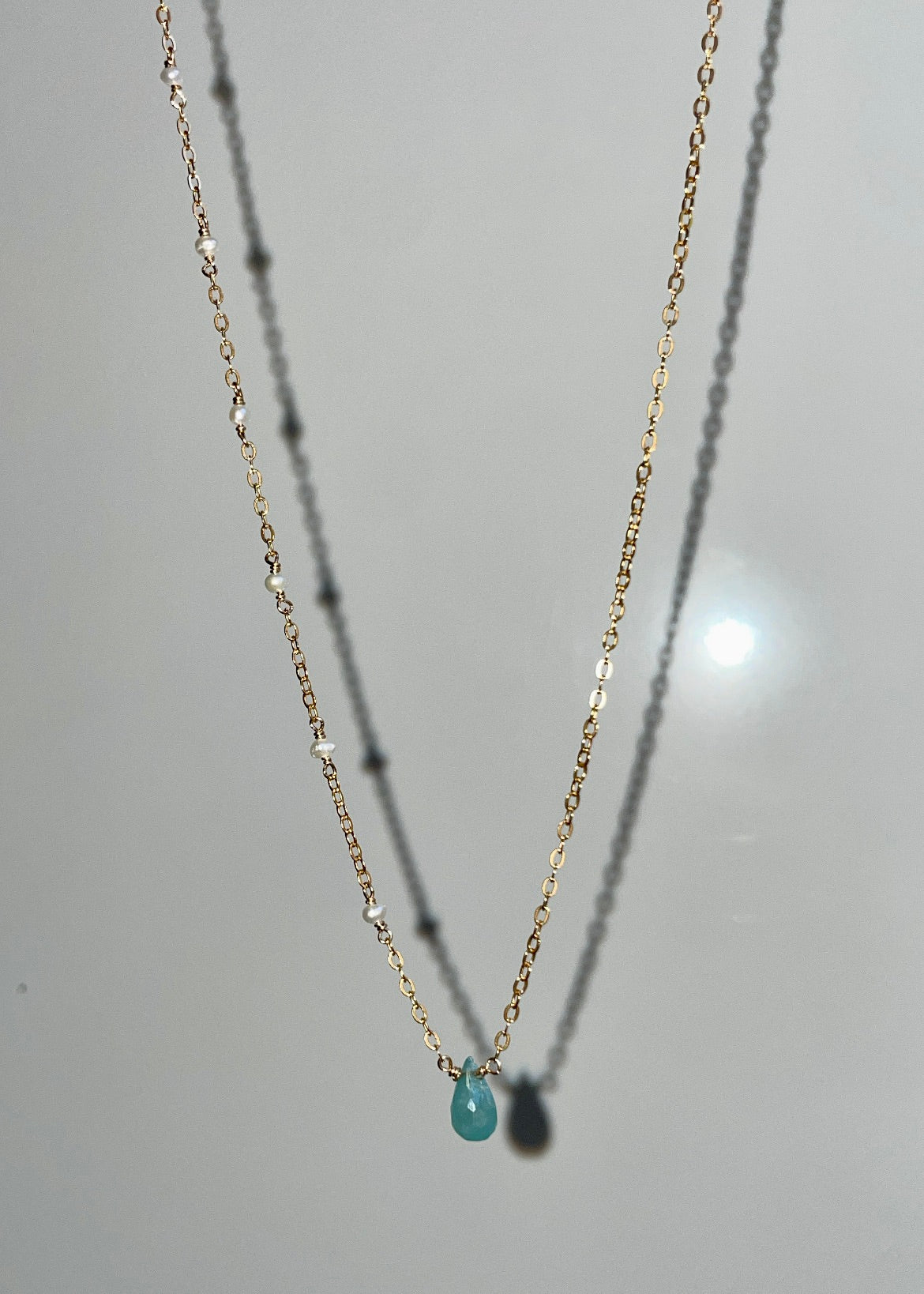 Lagoon Grandidierite Necklace - Tree Myriah