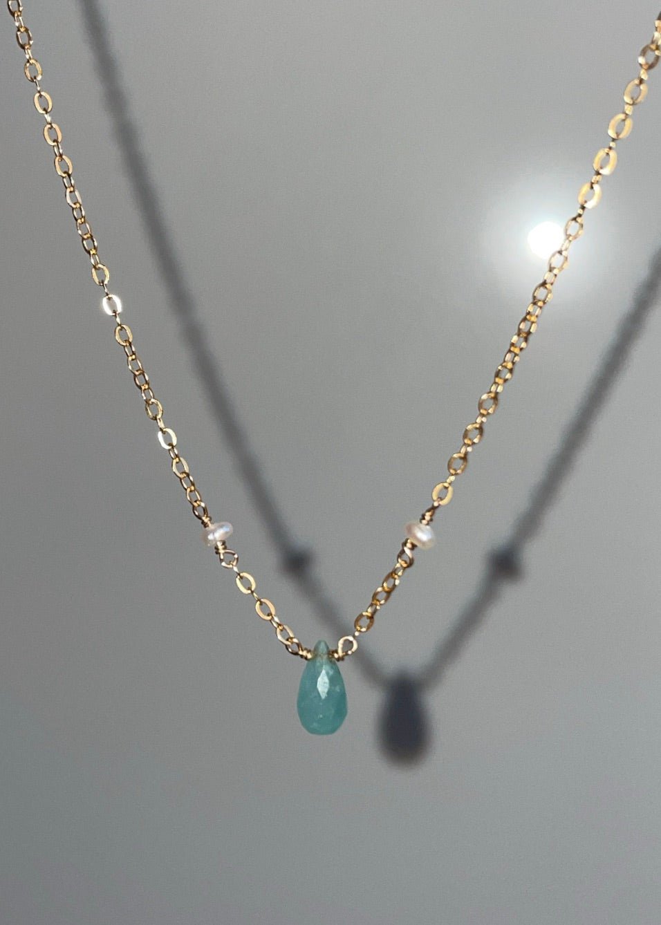 Lagoon Grandidierite Necklace - Tree Myriah