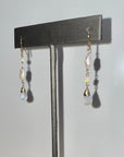 Fiery Opal and Pearl Cove Earrrings - Tree Myriah