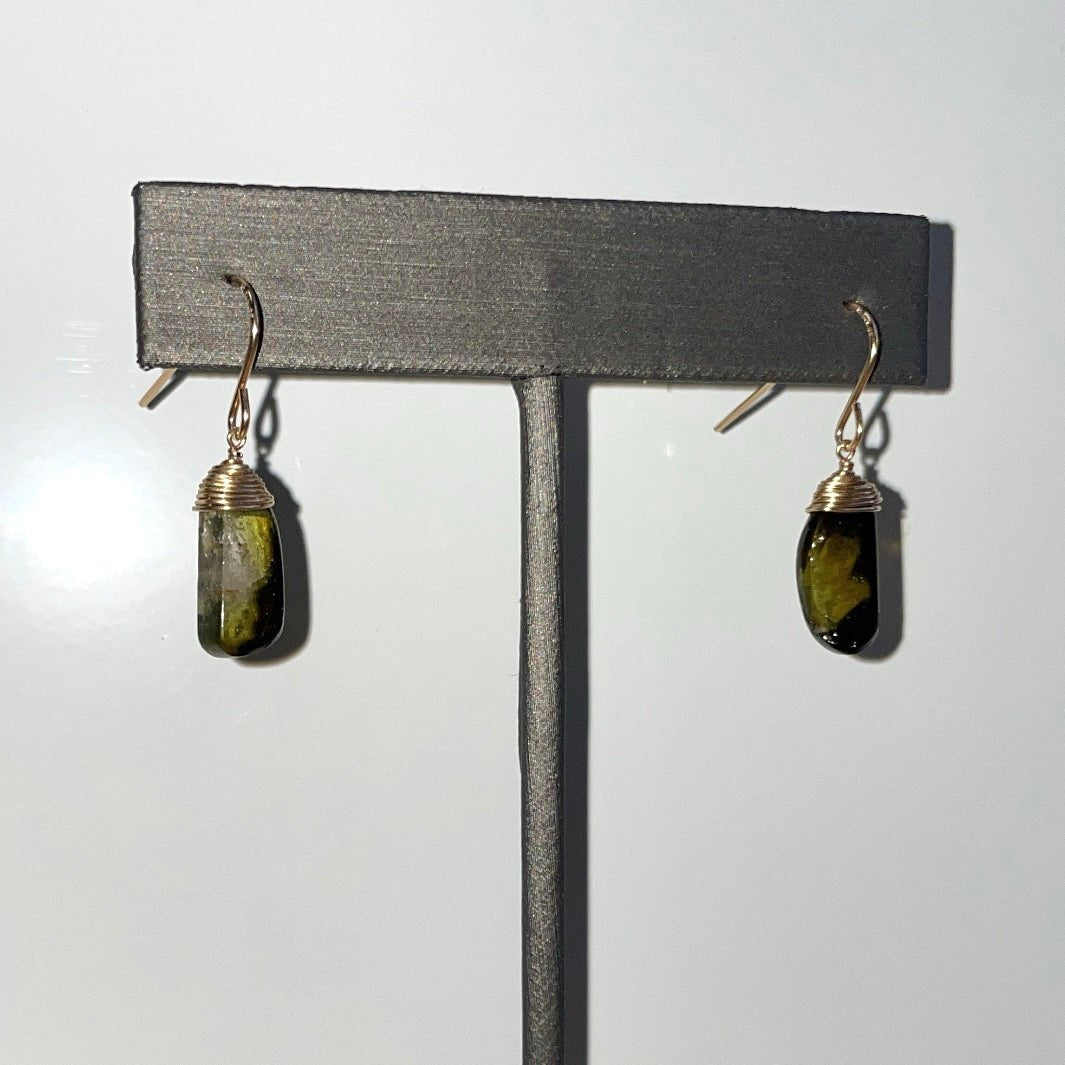 Watermelon Tourmaline Earrings - Tree Myriah