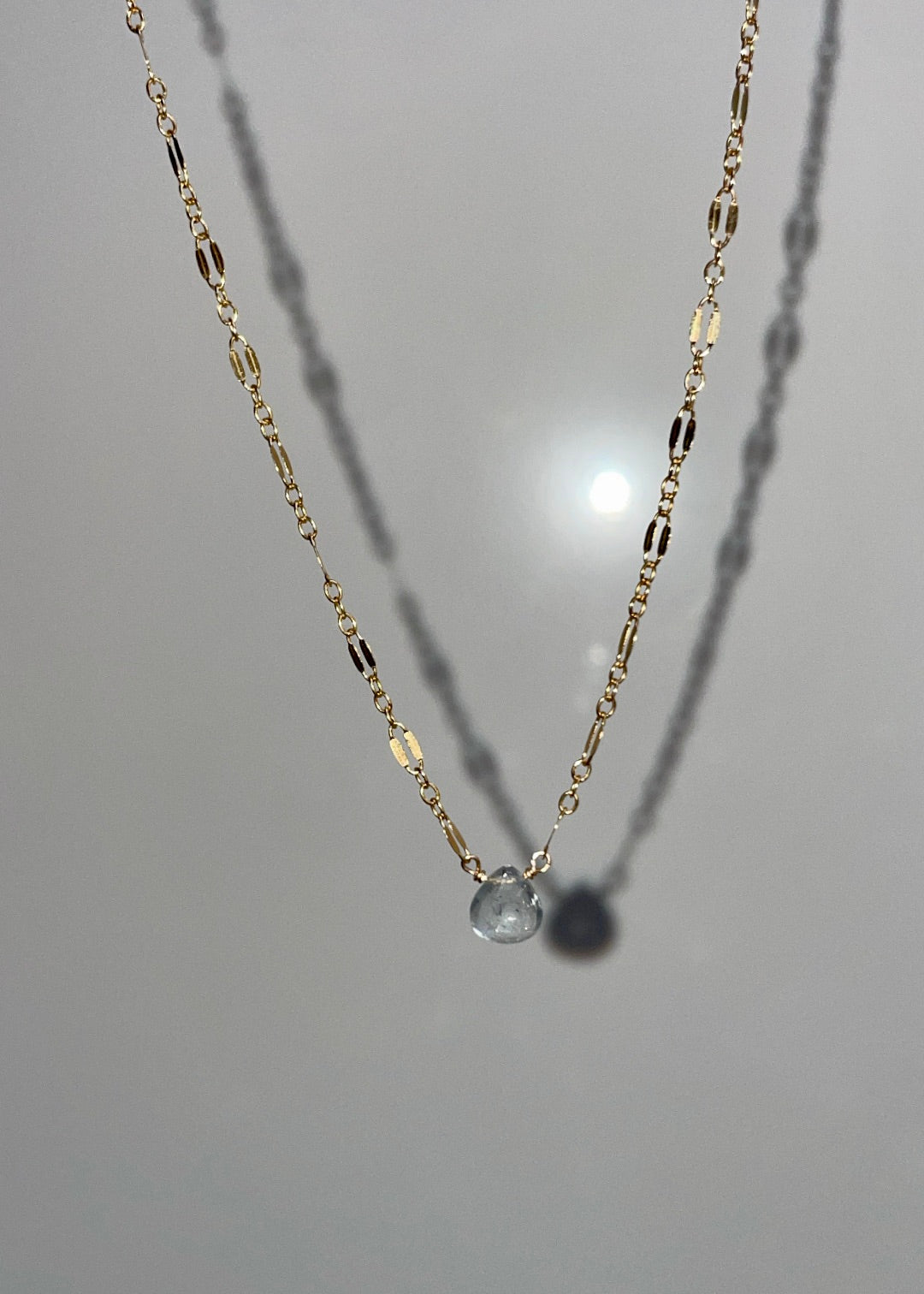 Aquamarine Lillie Necklace - Tree Myriah