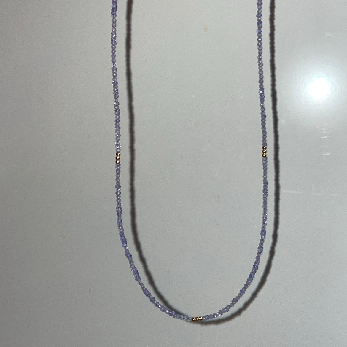 Tanzanite collar - Tree Myriah
