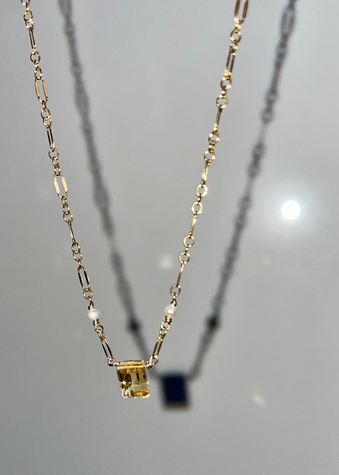 Golden Tide Citrine Necklace - Tree Myriah
