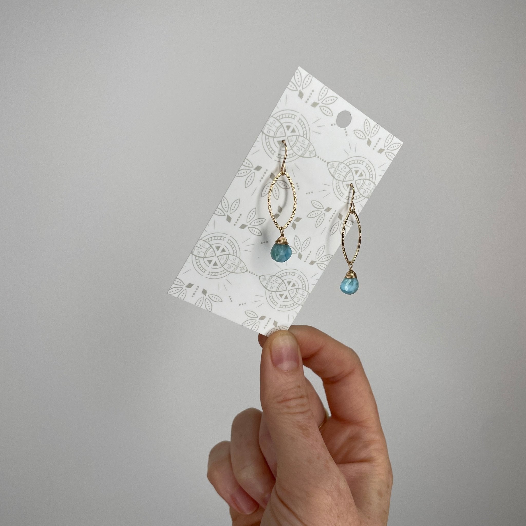 Larimar Kite Earrings - Tree Myriah