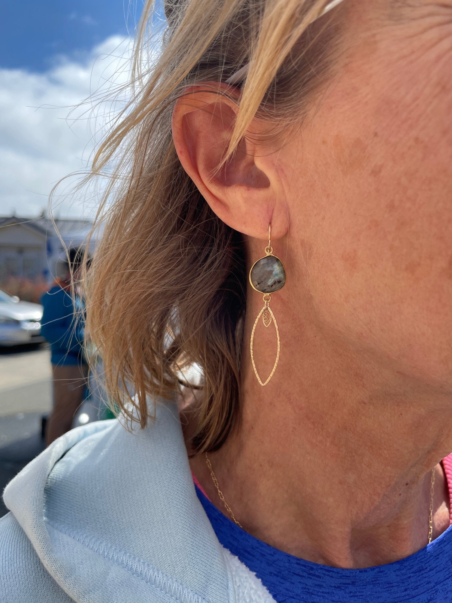Labradorite Mandy Earrings - Tree Myriah
