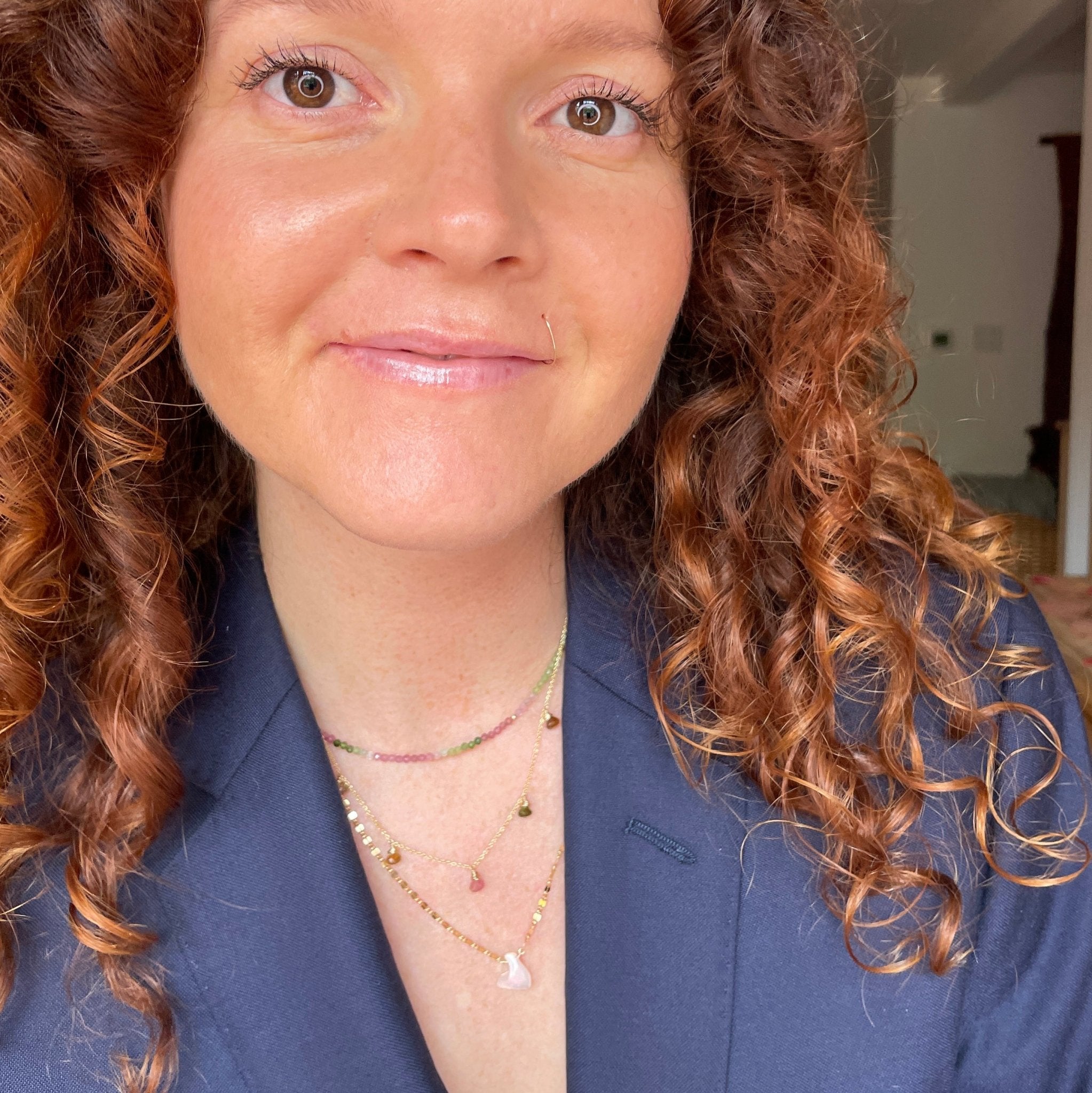 Organic Fiery Opal Necklace - Tree Myriah