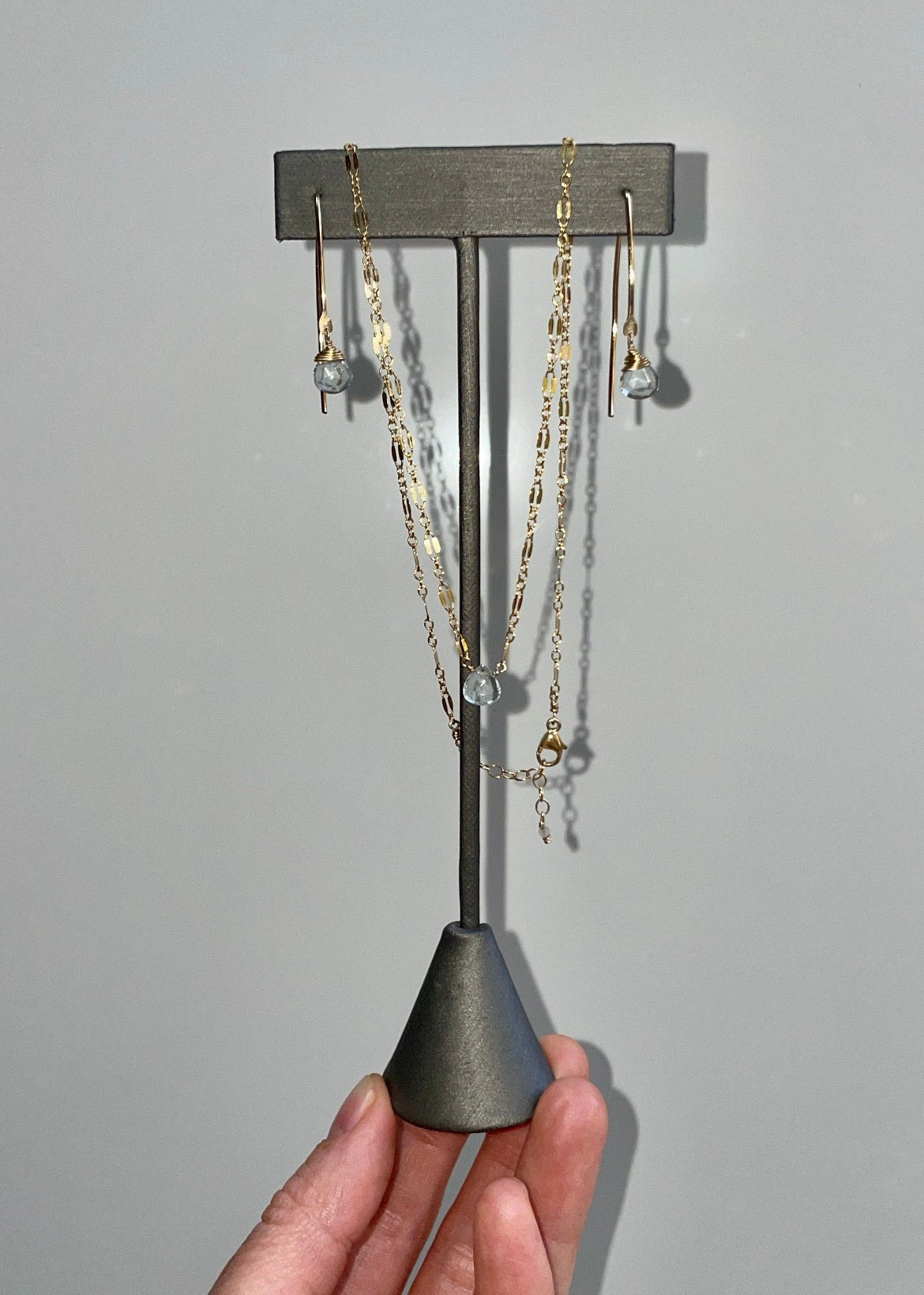 Aquamarine Lillie Necklace - Tree Myriah