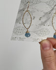 Aquamarine Kite Earrings - Tree Myriah