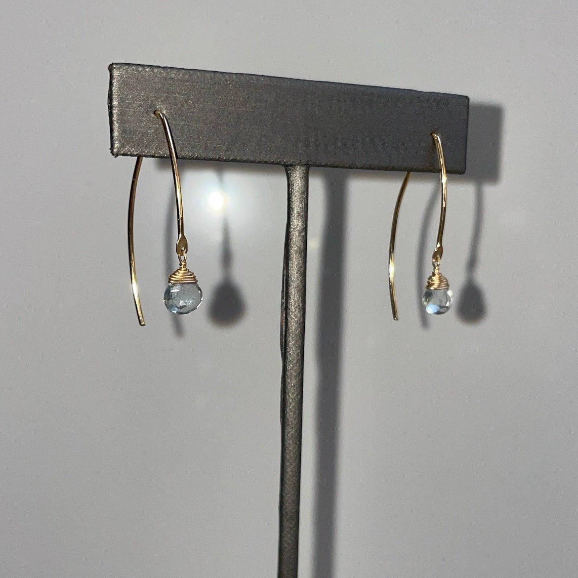 Aquamarine Isla Earrings - Tree Myriah