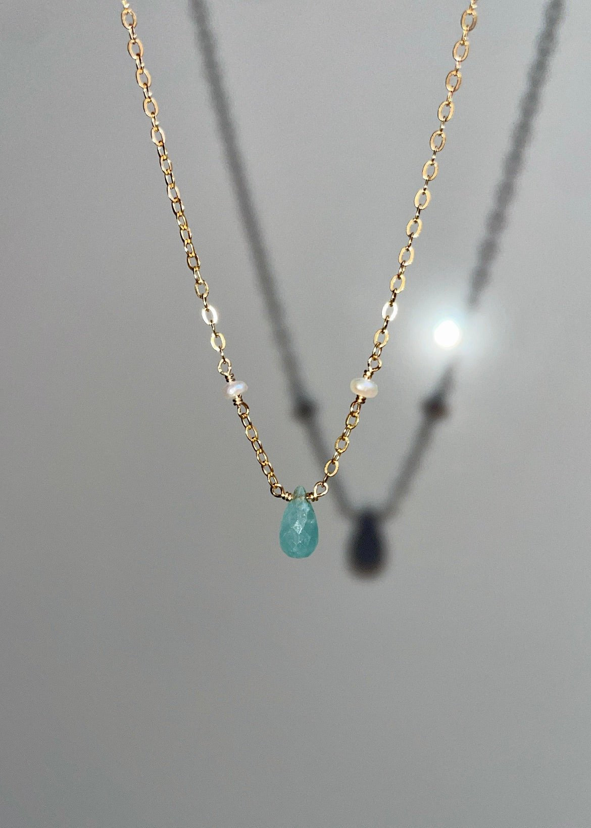 Lagoon Grandidierite Necklace - Tree Myriah