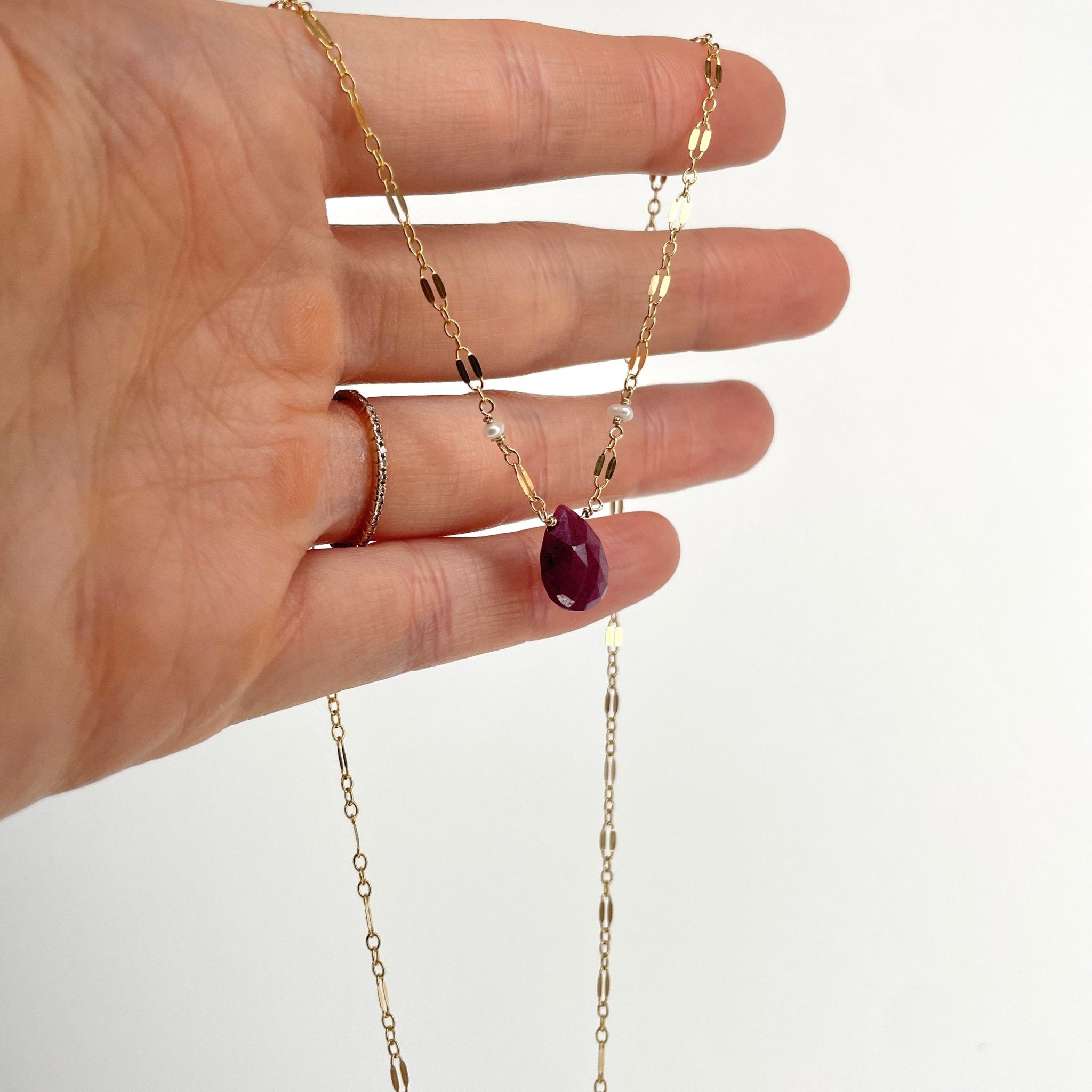 Ruby & Pearl Sophia Necklace - Tree Myriah