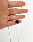 Ruby & Pearl Sophia Necklace - Tree Myriah