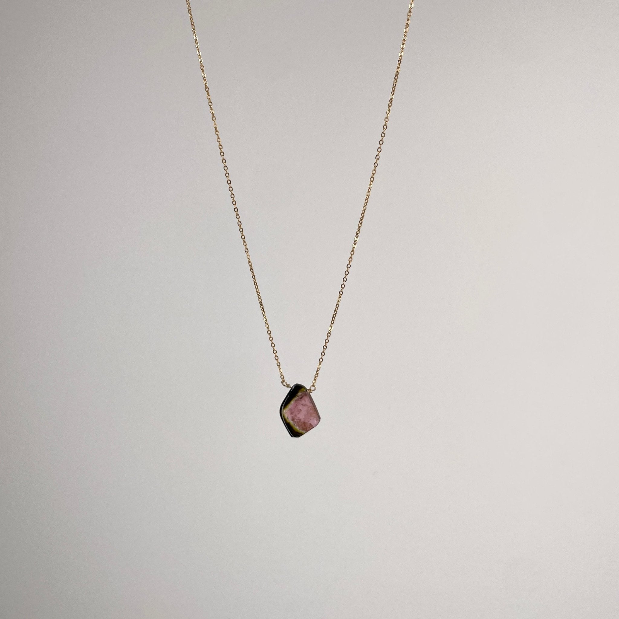 Watermelon Tourmaline Necklace - Tree Myriah