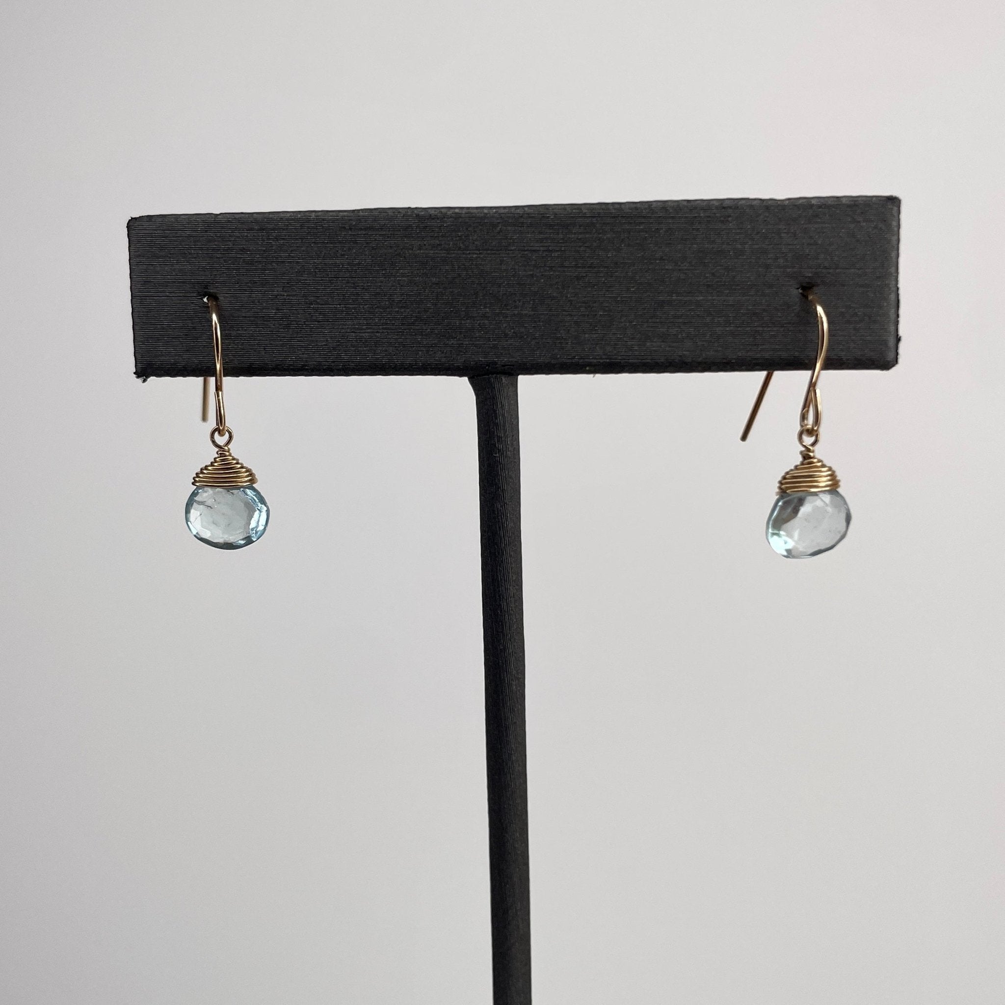 Aquamarine Bree Earrings - Tree Myriah