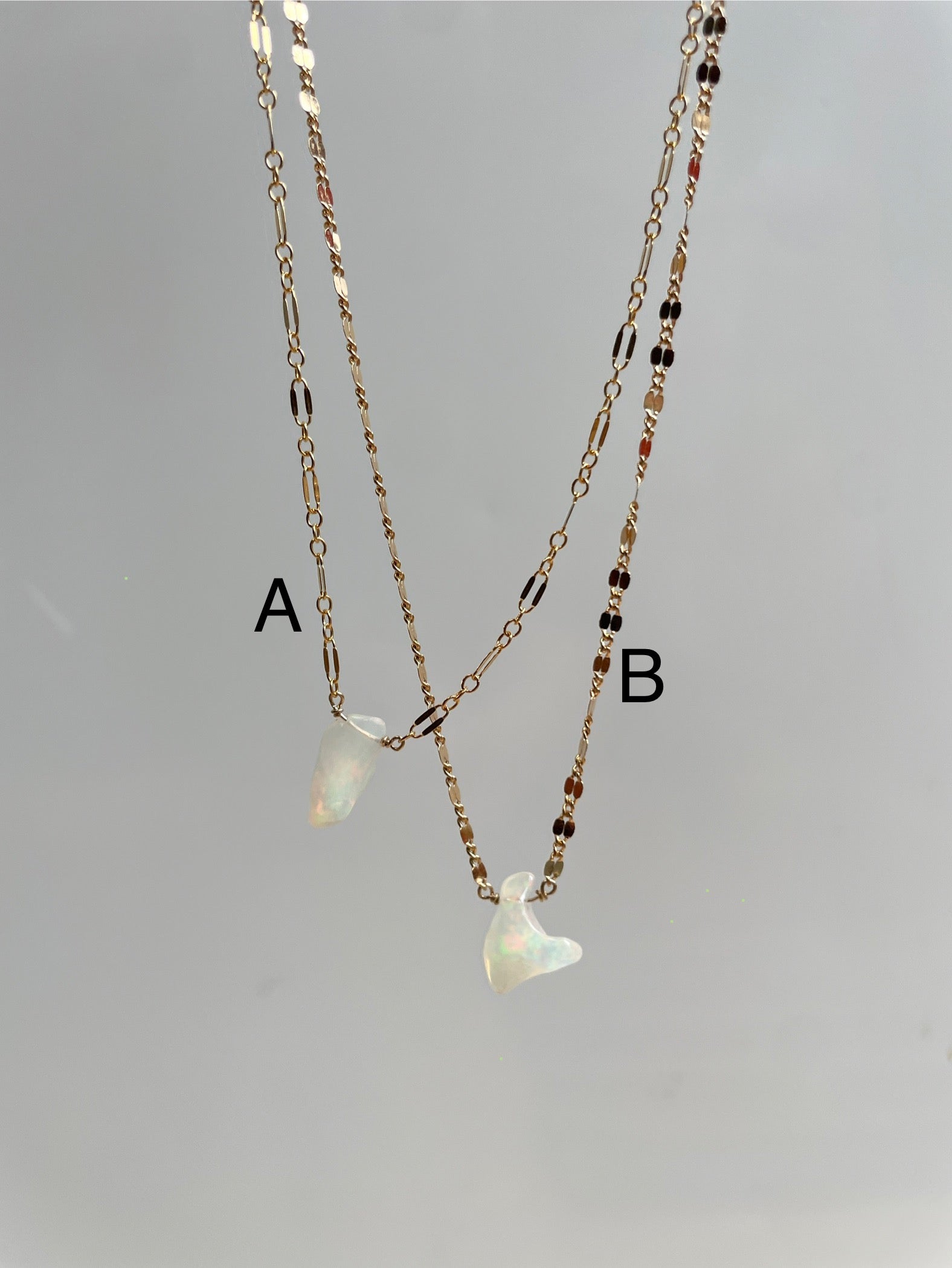 Organic Fiery Opal Necklace - Tree Myriah