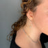 Mini labradorite Luster Hoops - Tree Myriah