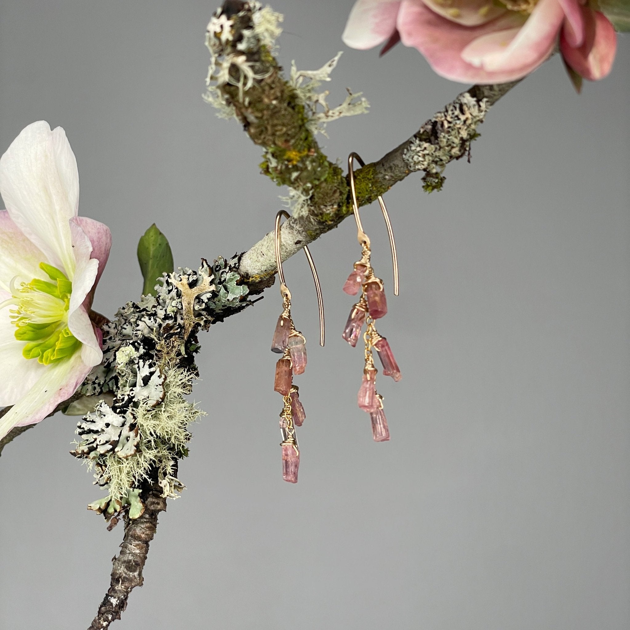 Radiant Tourmaline Earrings - Tree Myriah