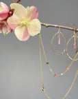 Pink Tourmaline Necklace - Tree Myriah