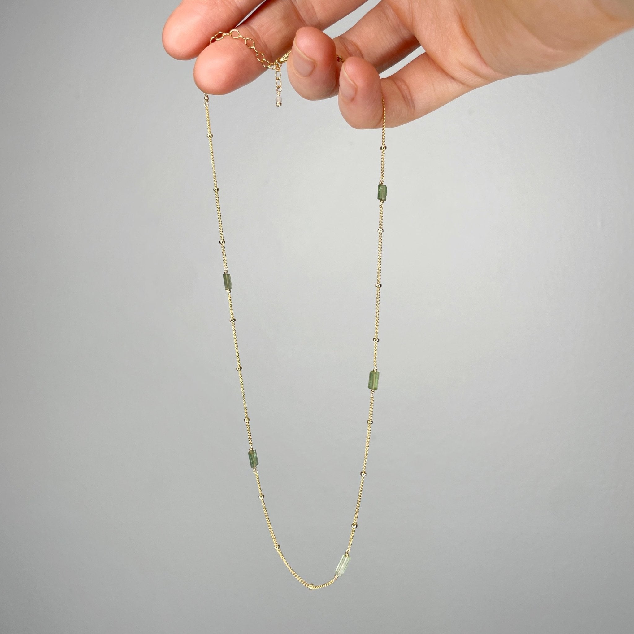 Tourmaline Honey Necklace - Tree Myriah