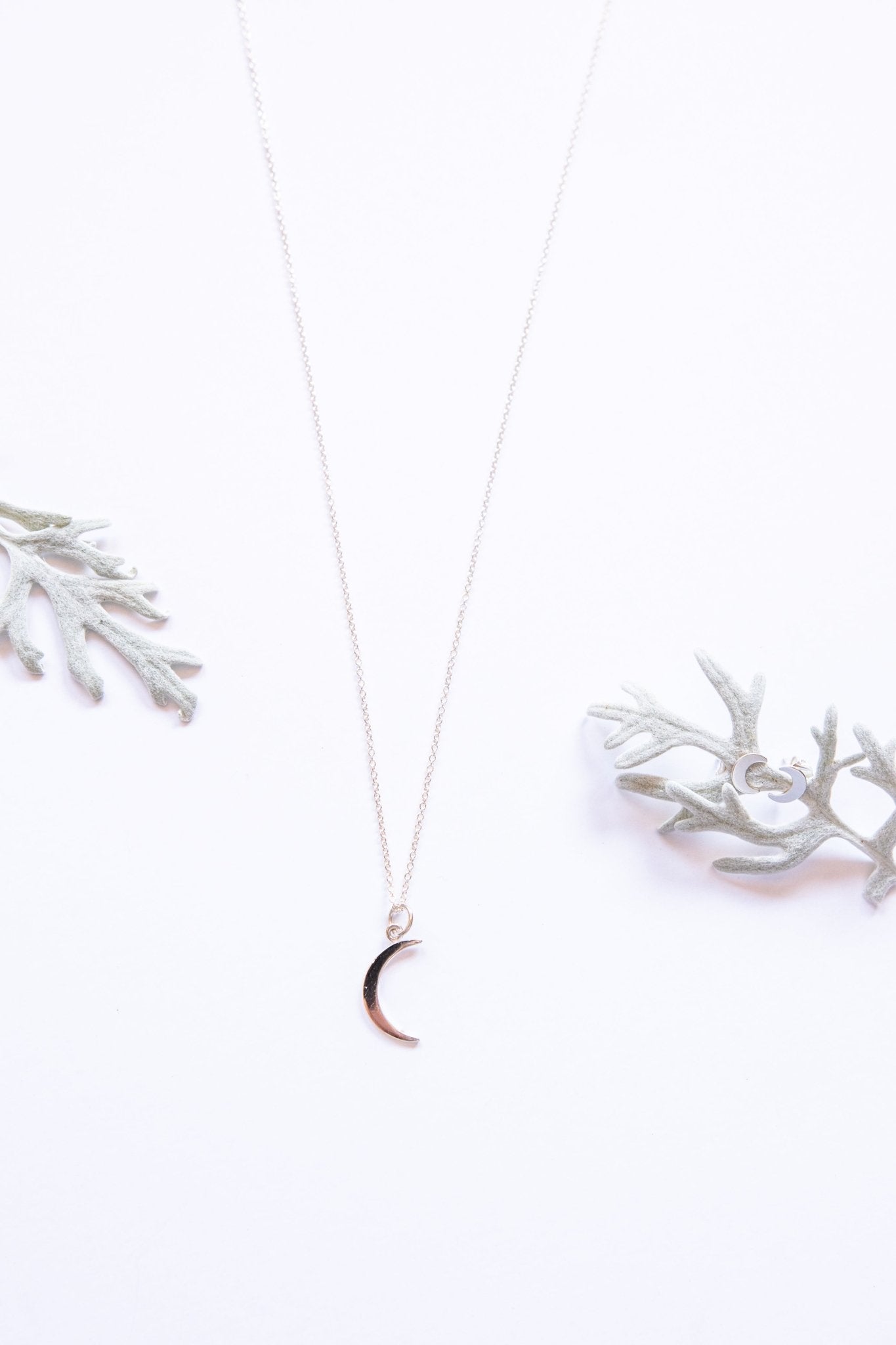 Crescent Moon Necklace - Tree Myriah
